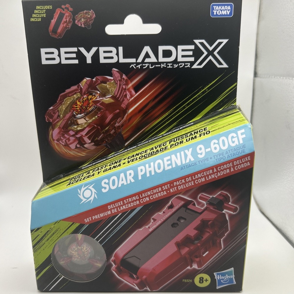 Beyblade‎ 90011169 X Soar Phoenix 9-60GF Deluxe String Launcher Set G65